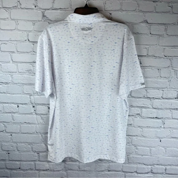 Straight Down Shirt Men’s Medium Short Sleeve Golf Polo‎ Floral AOP Hawaiian - Picture 7 of 10